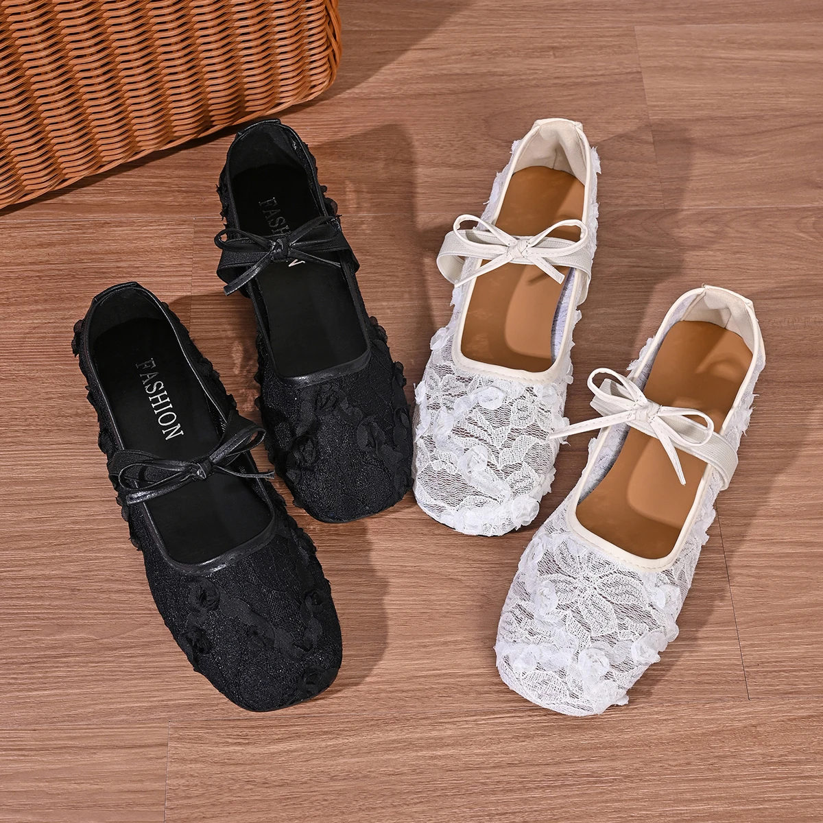 プラスサイズ43、女性用、ファッション性の高いバレエシューズ - Street Fashion Walk のレビューと価格