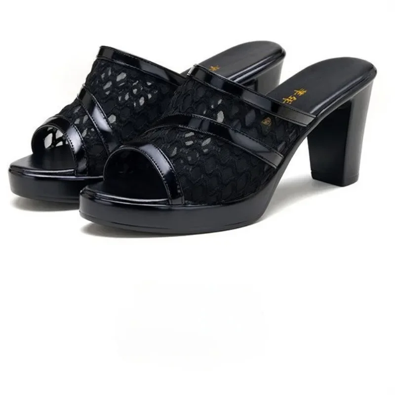 

Women's Slippers And Ladies Sandals Platform Height Thick Shoes Wholesale Bulk But Cheap Shoe Small Size New Style Luxury Slides