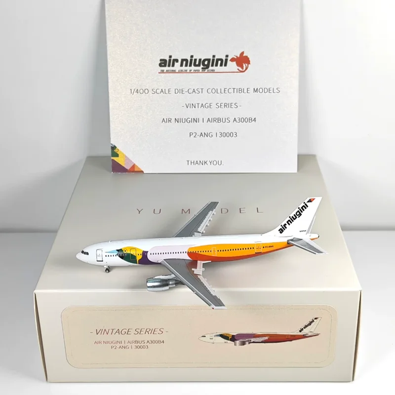 

Yu ModeL 1/400 Scale New Guinea Airlines A300B4 P2-ANG Die-cast Alloy Aircraft Model Collectible Decorative Item Gift