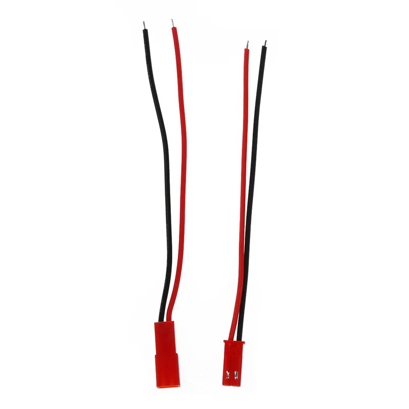 AT12 15 أزواج 22AWG 100 مللي متر كابل ث 2Pin JST M F التوصيل لتوصيل محرك بطارية RC #2