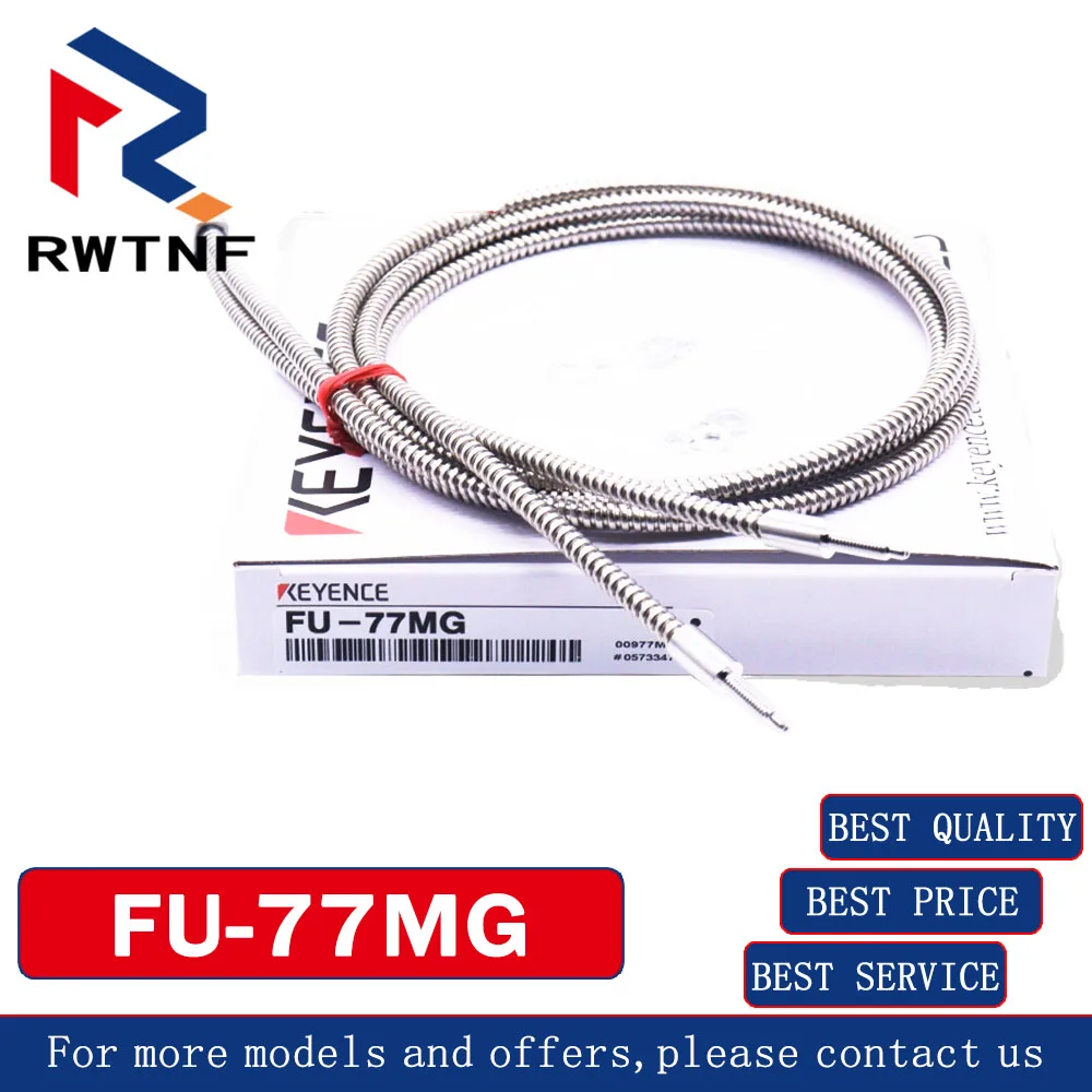 Совершенно новый оригинальный оптоволоконный датчик FU-77MG KEYENCE из нержавеющей стали