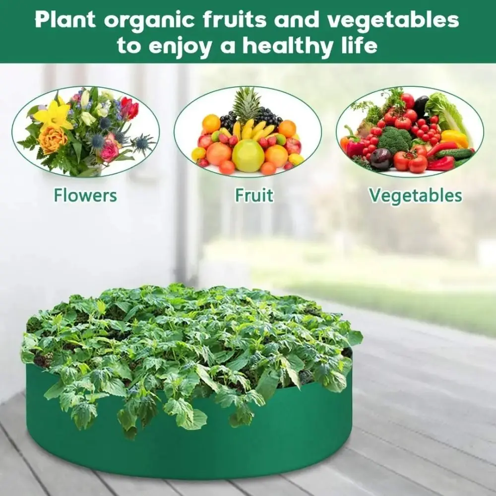 10/30/40/50/100 Gallon Felt Garden Planting Bag 10/30/40/50/100 Gallon Garden Tools Planting Nursery Pot with Handles