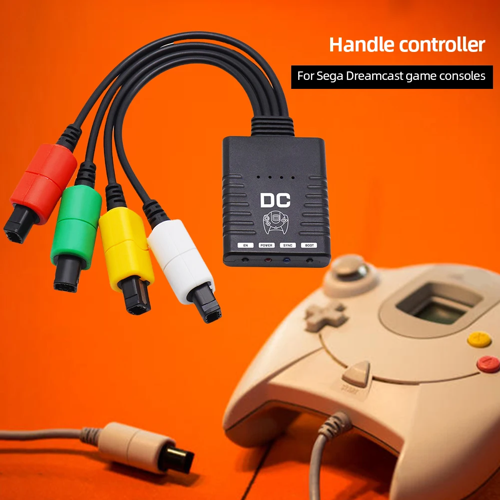 BlueRetro Controllers Adapter Reset Button Multiplayer Wireless Controller Adapter for Wii/Switch/PS3// DreamCast Console