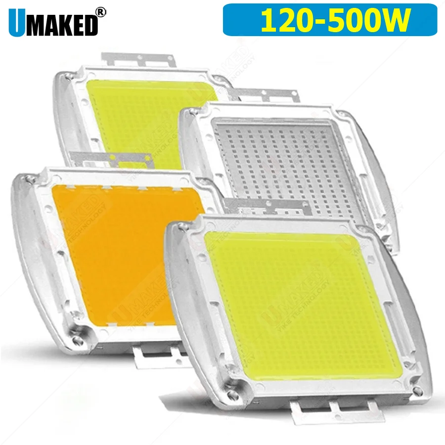 

120W150W200W300W500W Высокая мощность чипов, теплый белый холодный полный спектр белого светодиодный светильник бусины 3000K4500K6000K20000K встроенный светильник