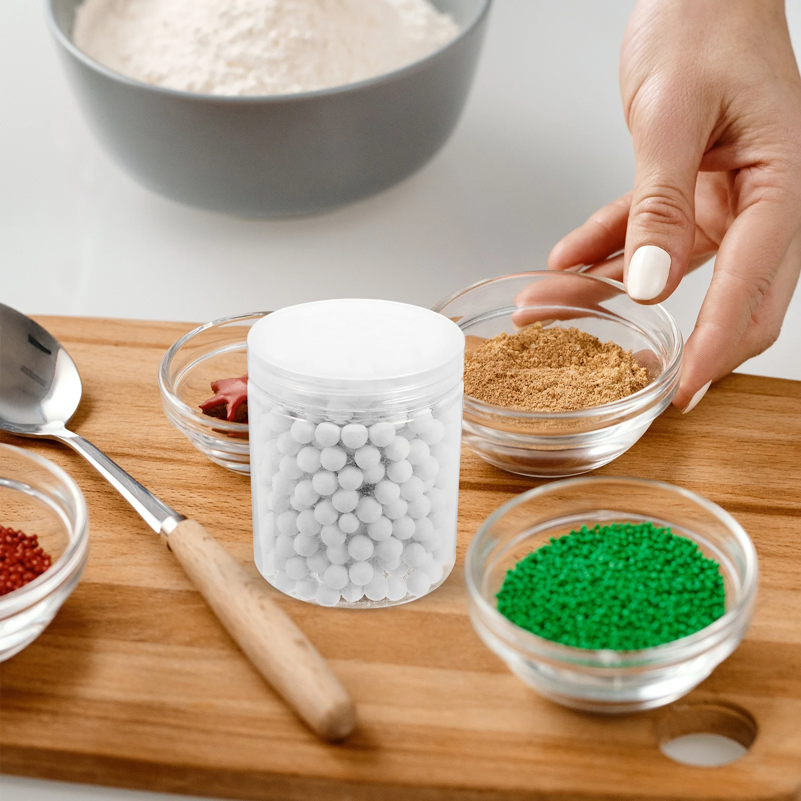 

1 Bottle Ceramic Baking Beans Reusable Heat Resistant For Blind Baking Pastry Pie Crust Diy Oven Beads Small Tart Tools