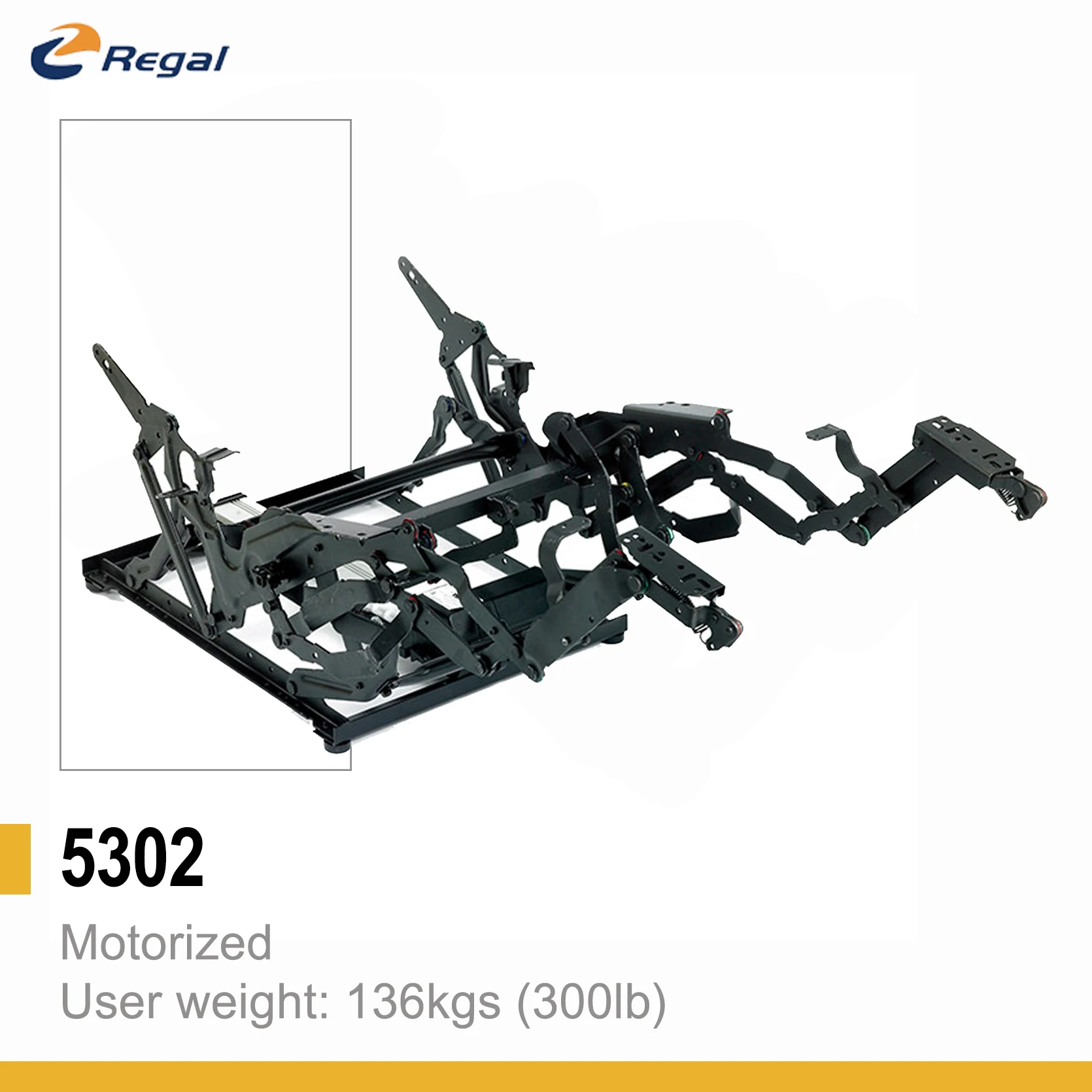 

REGAL 5302 Motorized Computer Chair Mechanism Theater Office Spare Parts Chair Seat Recliner Mechanism Furniture Frame Parts