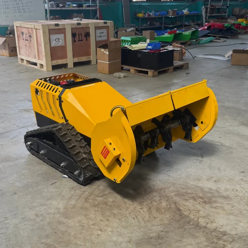Chinese Factory Industrial Hot Zero Turn New Arrival Mini Farm Flail Lawn Mower Mulcher Garden Use Remote Control Grass