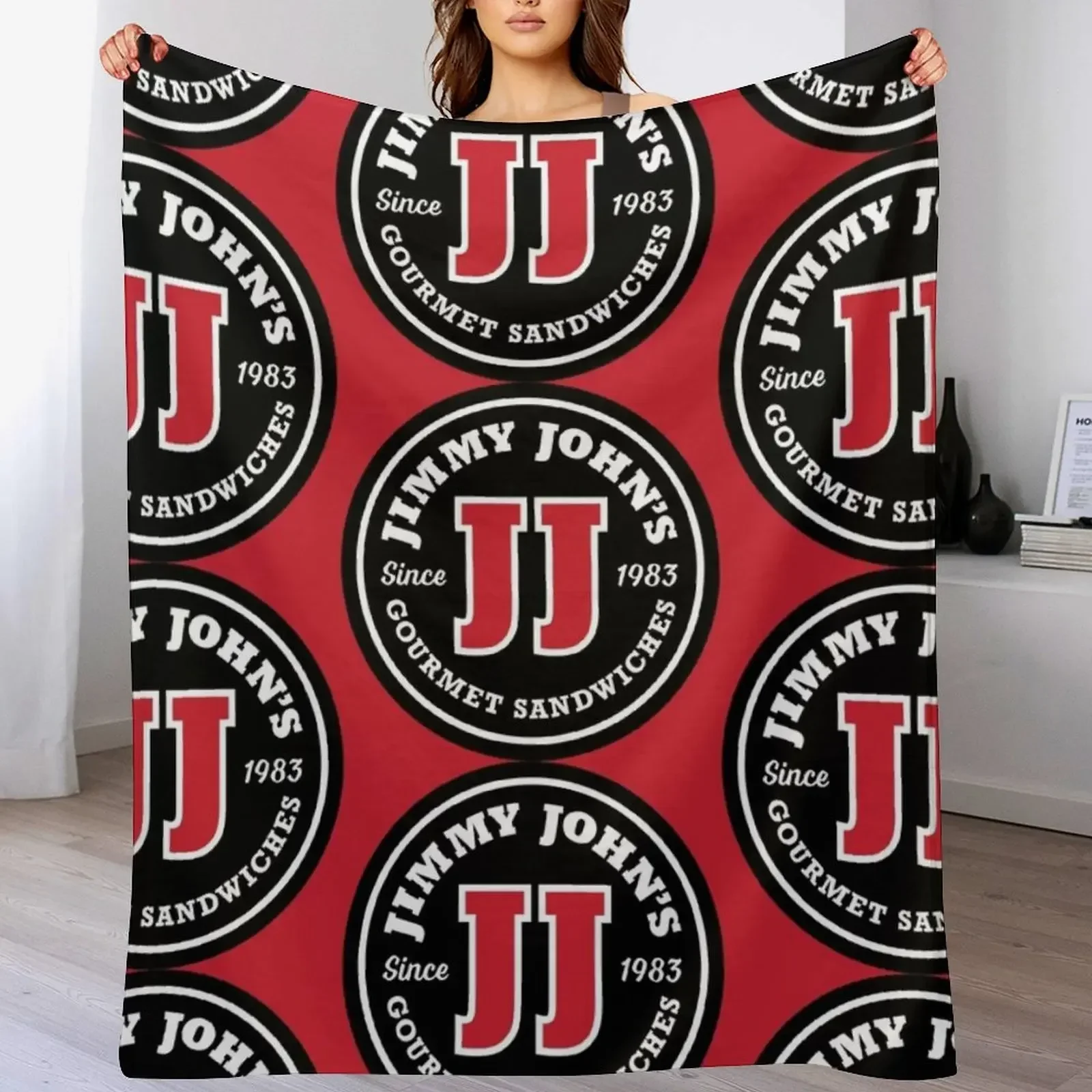 Resto Sandwich Jimmy John's Throw Blanket Stuffeds warm winter Blankets For Sofas Blankets