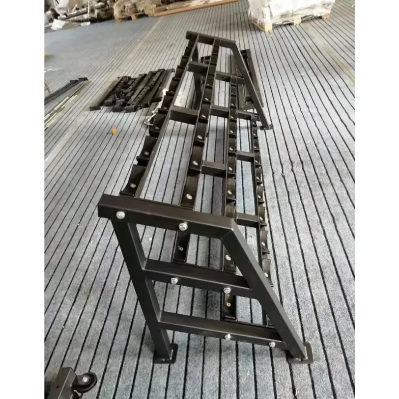 2 Tier Dumbbell Rack For Gym Storage Equipment, Solid Frame For Bodybuilding Training Indoor Daily Arrangement