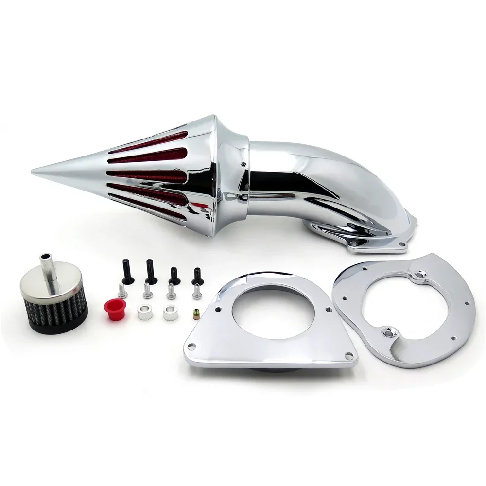 Spike Air Cleaner Intake Filter for Kawasaki Vulcan 800 VN800A Vulcan 800 Classic 1995 & UP Aftermarket Motorcycle Parts Chrome