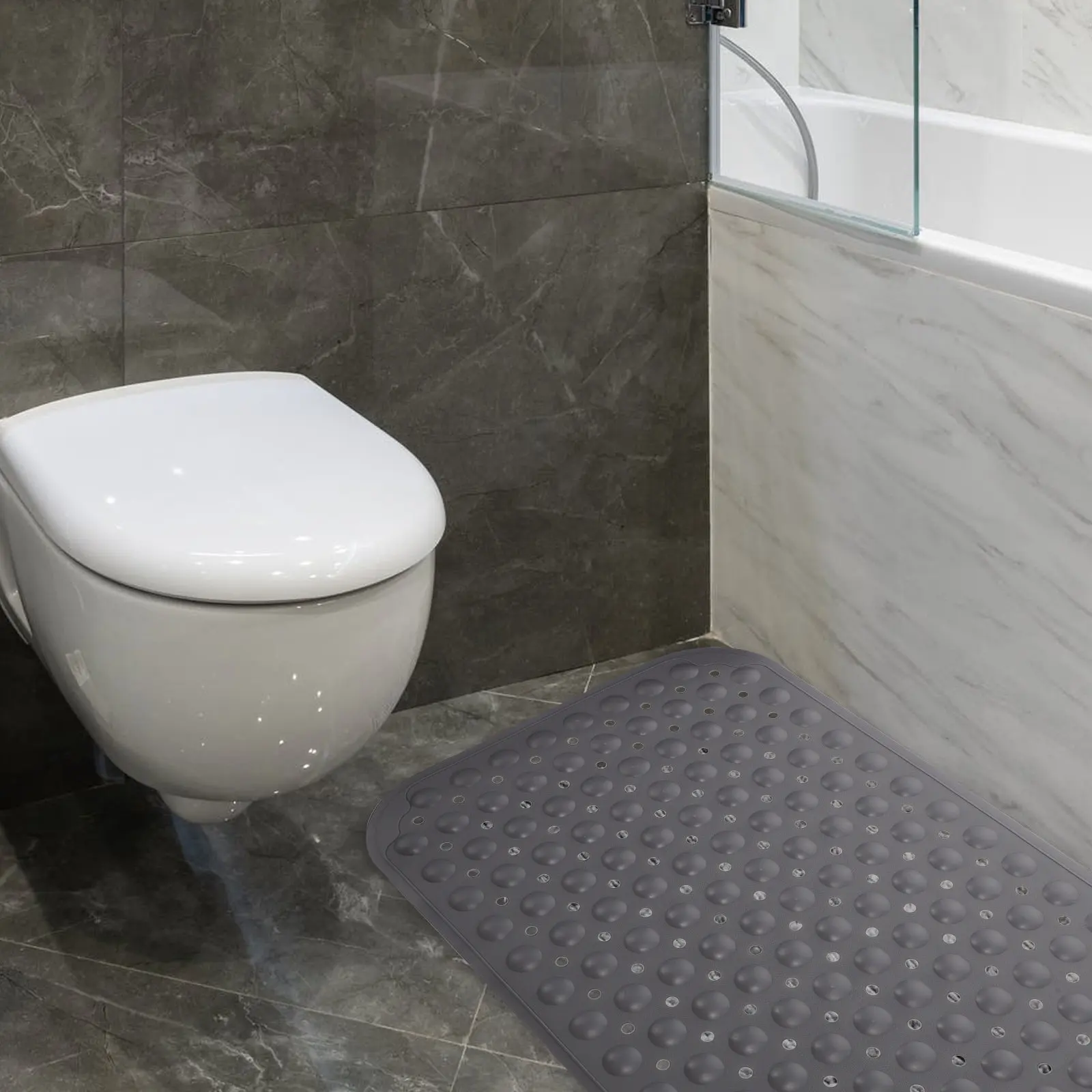 

1Pcs Premium PVC Anti-Slip Shower Cushion with Massaging Nubs for Bathroom Toilet Safety Non-Slip Bath Mat Comfortable Foot