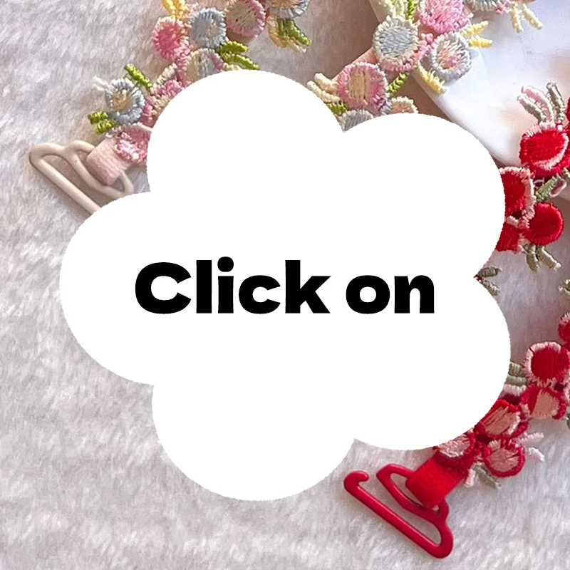 1Pair Anti-slip Sweet Flowers Lace Women Bra Straps Crochet Elastic Adjustable Belt Shoulder Straps For Wedding Party Dress