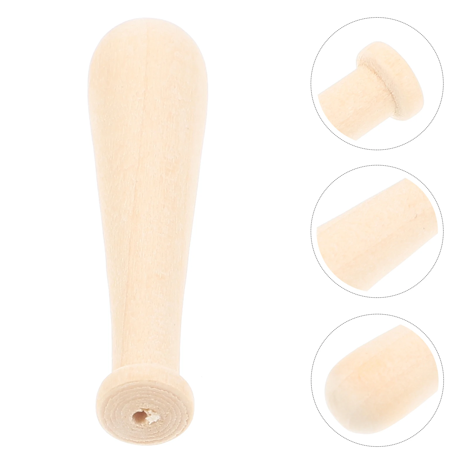 

10 Pcs Baseball Bat Mini Crafts Models Wooden Models Crafts Unfinished Decor Painting DIY Projects Toy Balls Outdoor Games