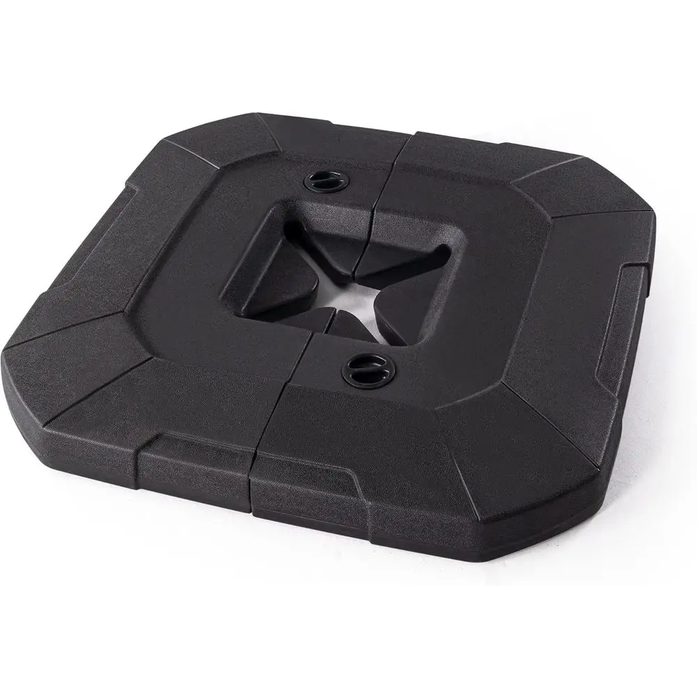 

Heavy-Duty Cantilever Patio Umbrella Base, Outdoor Weighted Stand with Water and Sand Fill, 220 lbs Capacity