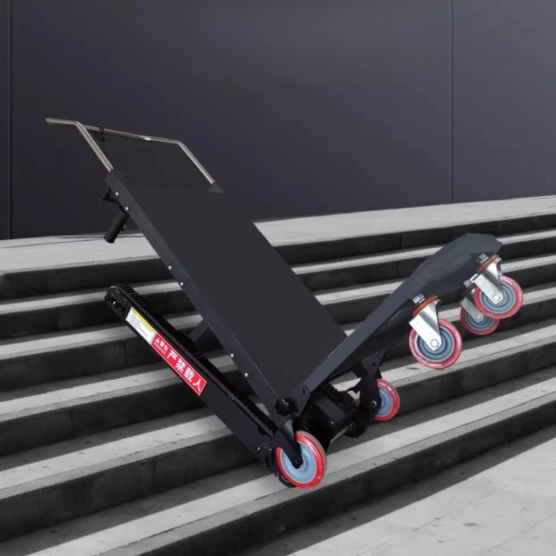 Electric Crawler Climbing Machine Up And Down The Stairs To Carry Buckets Home Appliances Foldable Cargo Artifact Silent Trolley