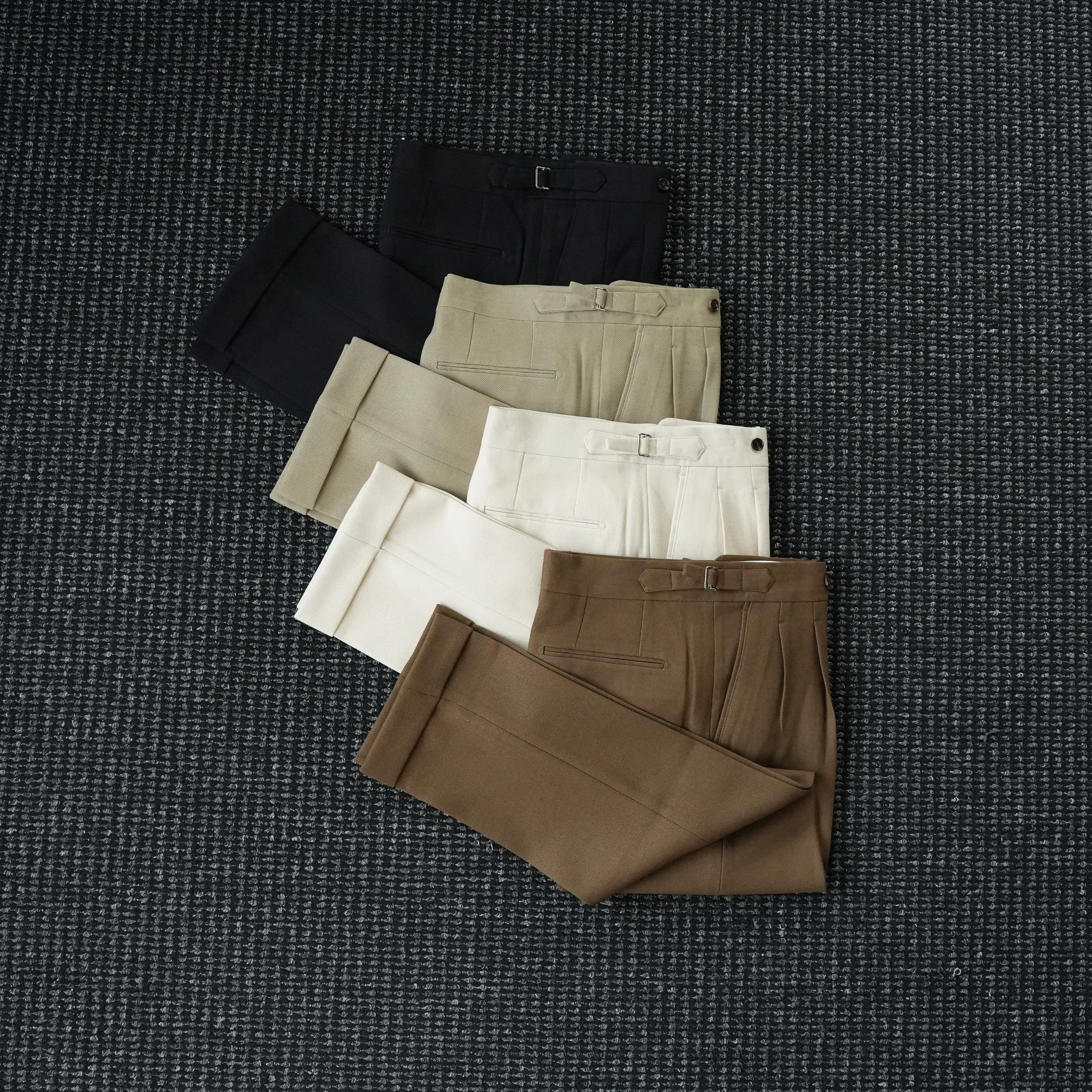 Autumn and winter haute couture pants men's wool-blend casual pants
