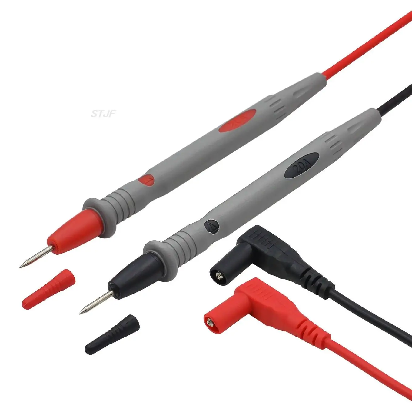 1 Pair Universal Probe Test Leads Pin for Digital Multimeter Needle Tip Meter Multi Meter Tester Lead Probe Wire Pen Cable 20A