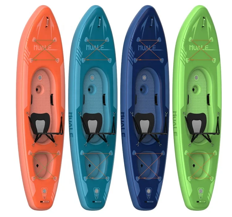 OEM Factory Wholesale Drop‑Stitch Inflatable Fishing Kayak Custom Logo for Lake Angling