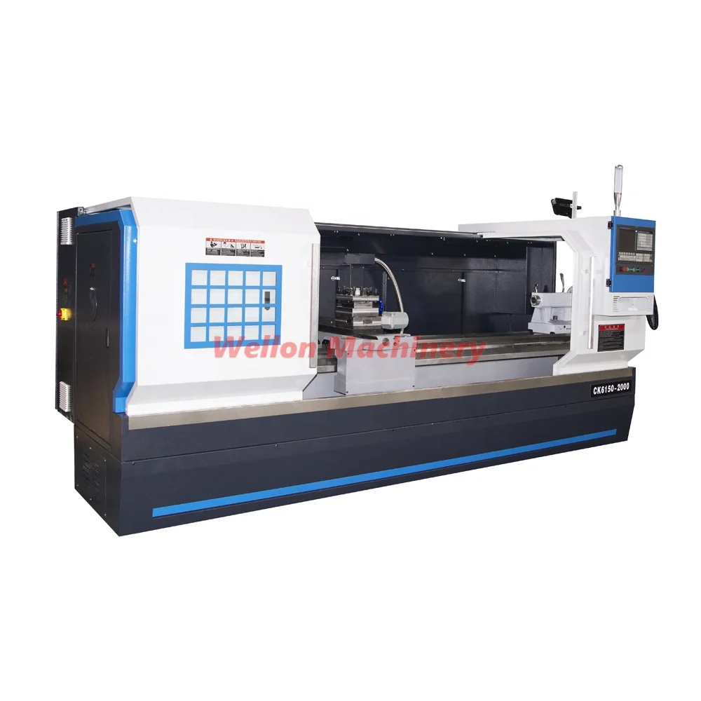 China numerical control lathe CK6150 price 6160 flat bed numerical control lathe