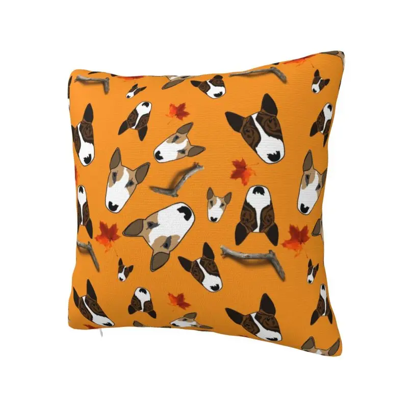 English Bull Terrier Pet Lover Modern Throw Pillow Covers Home Decor Dog Puppy Cushion