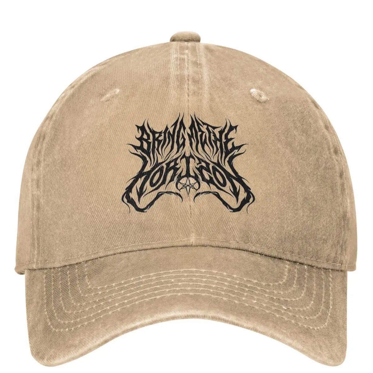 BMTH Bring Me The Horizons Brutal Logo Baseball Cap Couple Women Designer Trucker Hat  Classic Hunting Camping Snapback Cap