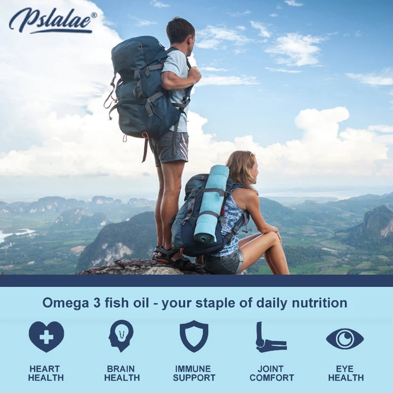 Omega-3 Fish Oil Capsules, Support Cardiovascular System, Protects Eye Fatigue, Cognitive Function, & Learning Ability - Image 5
