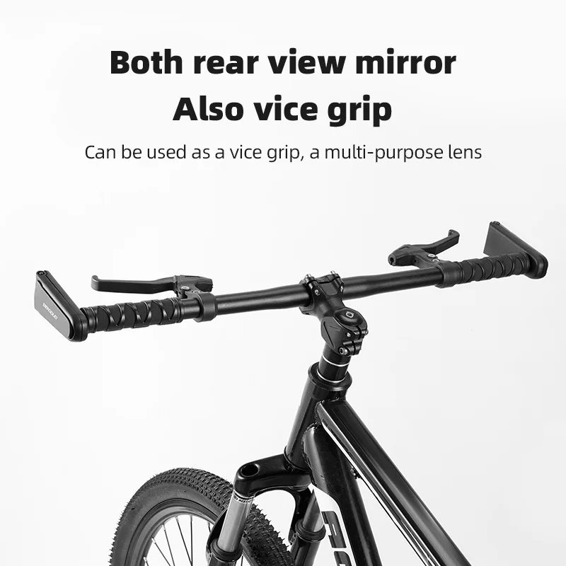 Bicycle Rearview Handlebar Mirror Multifunctional Bike Back Sight Reflector 360 Degree Rotatable Cycling Equipment Accessories