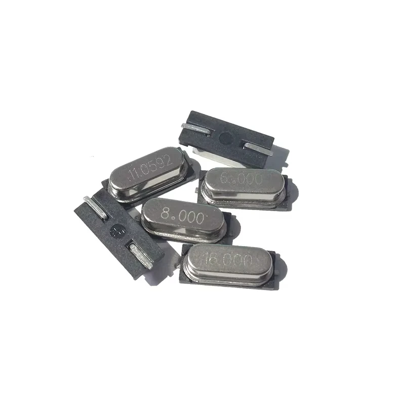 10PCS/lot SMD HC-49S  Quartz Crystal Resonator Passive Oscillator HC49S 3.579545Mhz 4Mhz 6Mhz 8Mhz 12Mhz 16Mhz 20Mhz 24Mhz