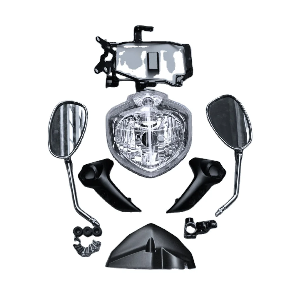 

Комплект фар мотоцикла в сборе, подходит для Yamaha FZ6 FZ6N 2007-2009 гг.