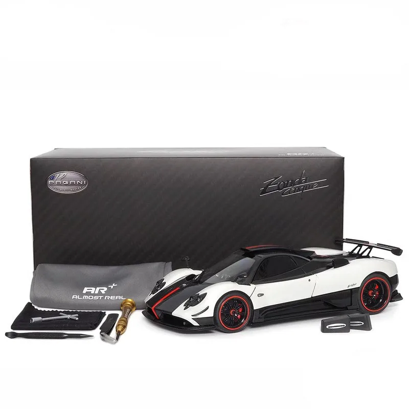Almost Real 1/18 Pagani Zonda Cinque Alloy Full-opening Car Model Simulation Collectible Model Car Toys Room Ornament Boy Gifts