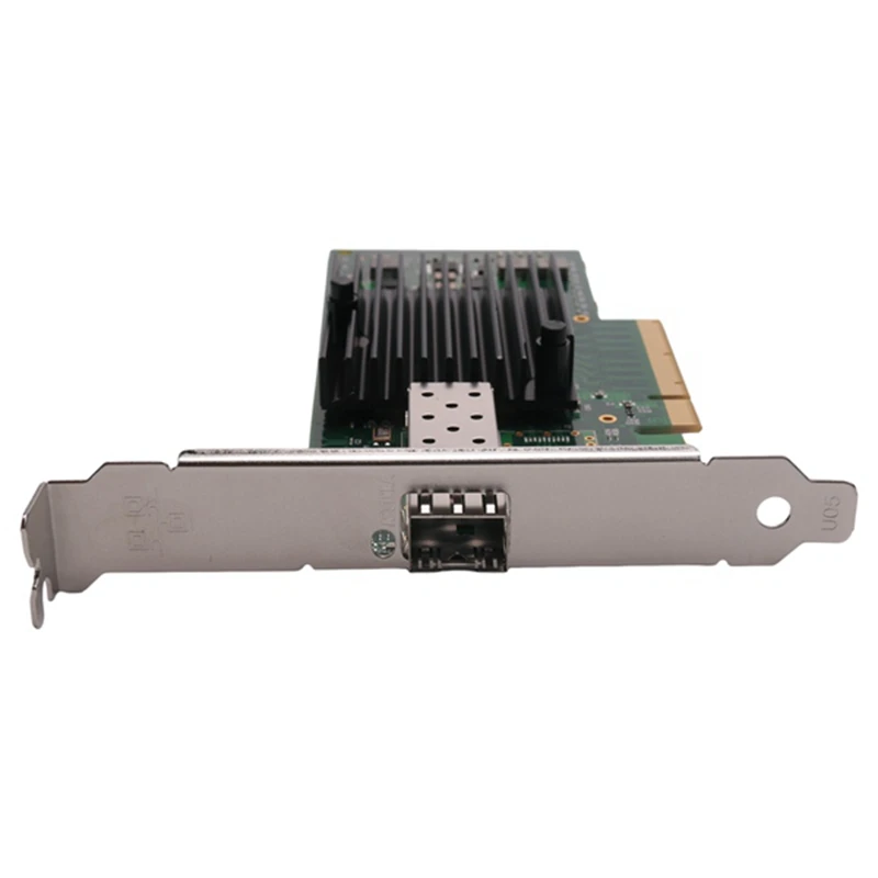 1 Piece Server Fiber Optic Network Card Single Optical Port Network Card 10G SFP+ 82599EN Chip PCIE X4