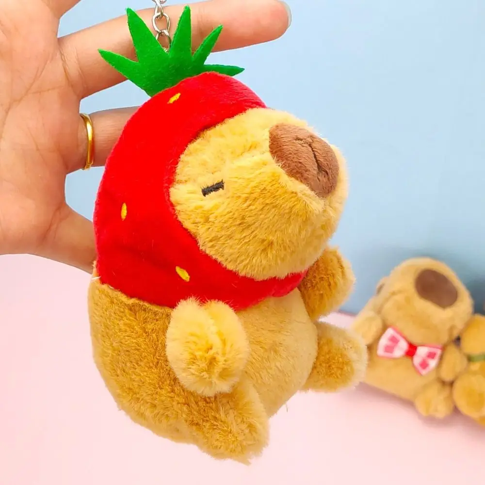 Plush Toy Surprised Capybara Blind Box Cartoon Cave Raffle Game Doll Bag Pendant for Primary School