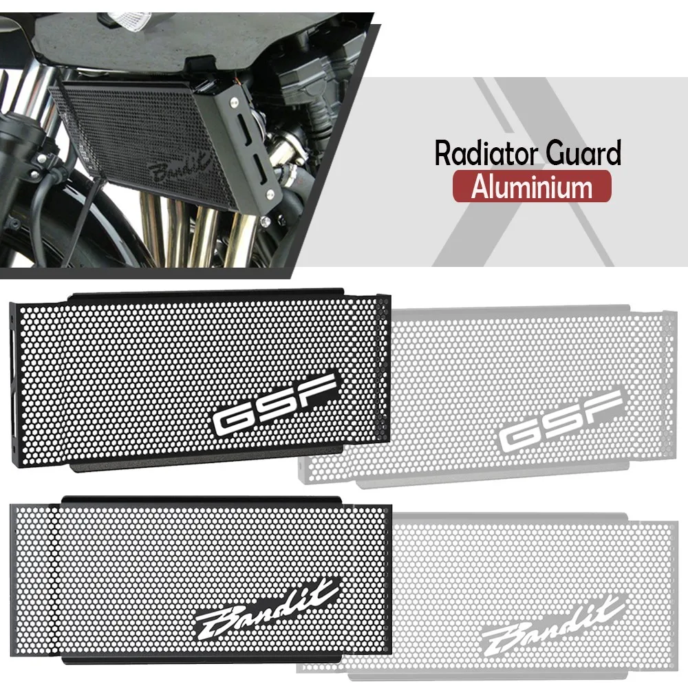 

Motorcycle Accessories Radiator Grille Guard Cover Protector Aluminium For SUZUKI GSF650 Bandit GSF650S GSF650 S 650 GSF 07-14