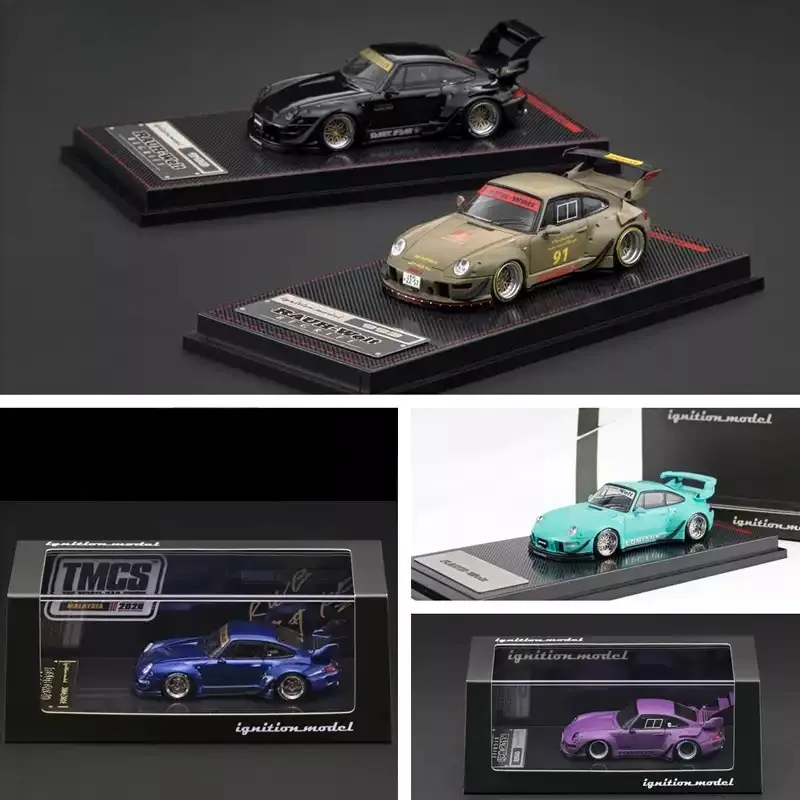 IG 1:64 Nissan GTR R34 BRN34 Nismo customized alloy die-casting car model, small proportion ornaments , adult collectible.