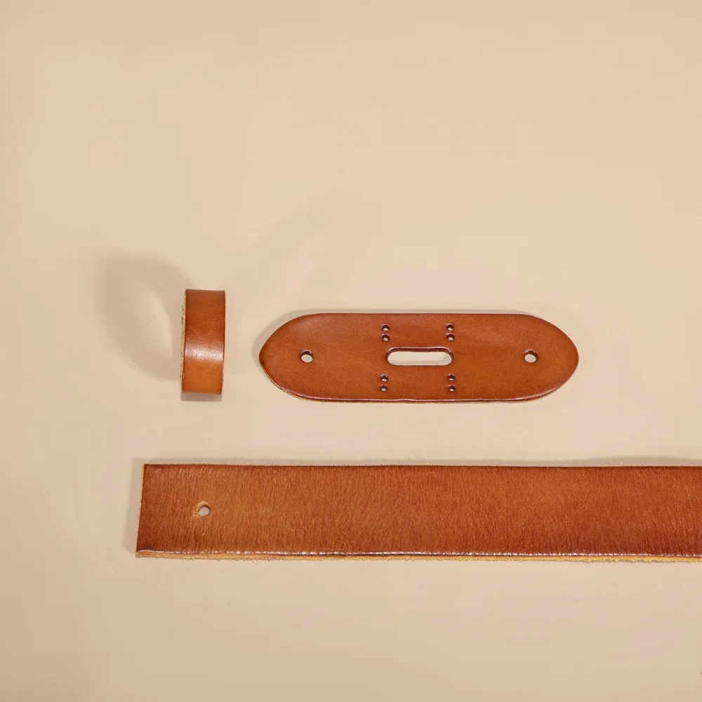 3.8 سنتيمتر عرض الذكور دون مشبك أحزمة للرجال دبوس مشبك ثقب حزام جلد البقر حزام جلد طبيعي الذكور لا مشبك حزام للرجال #4