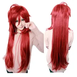 Cosplay Wig Crimson Grell Sutcliff Long Dark Red Women Men Anime Show Party Halloween Synthetic Hair Wigs