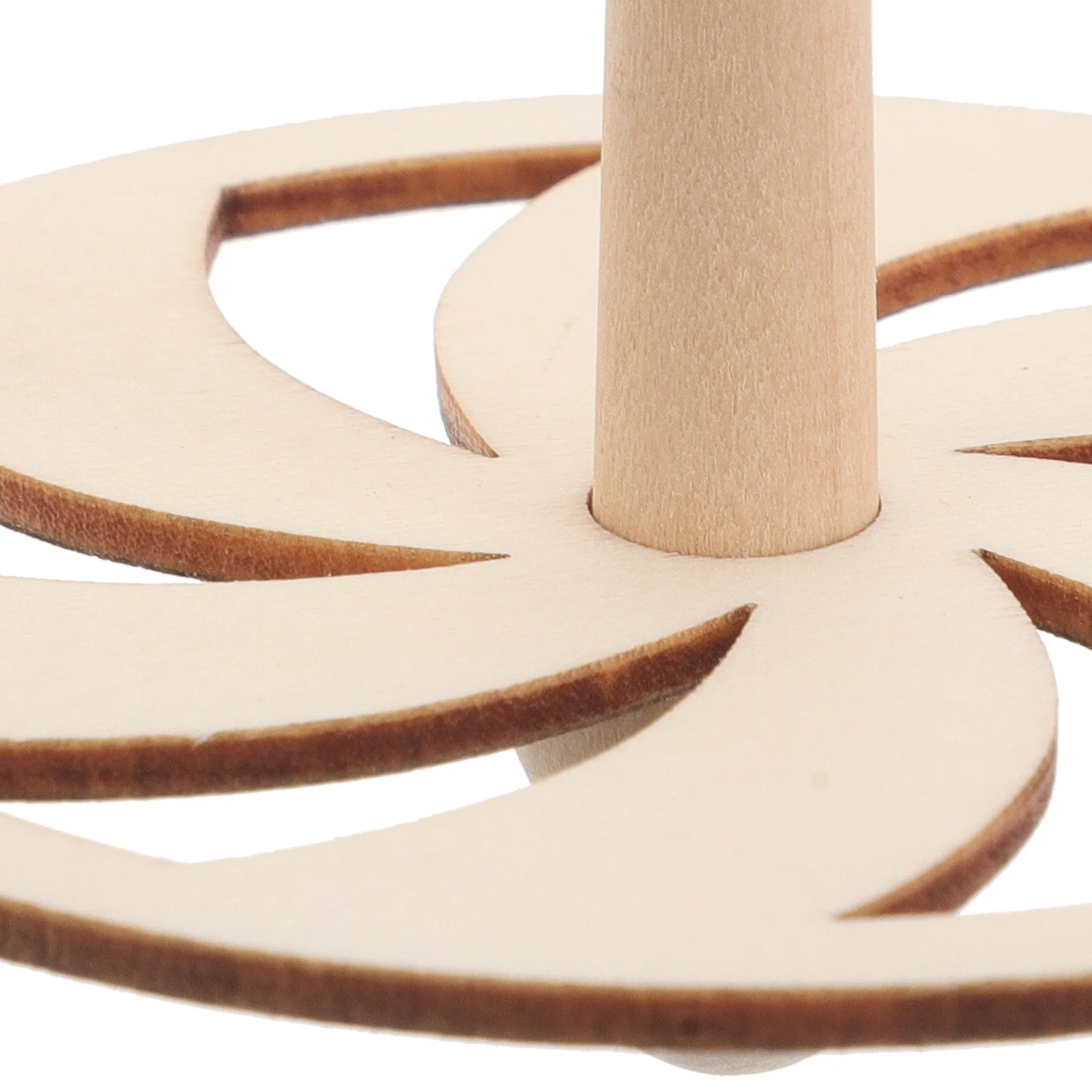 20개 나무 회전 팽이 무도색 DIY 수제 팽이 어린이용 미완성 목공예 페인팅 게임 휴대용 회전 팽이