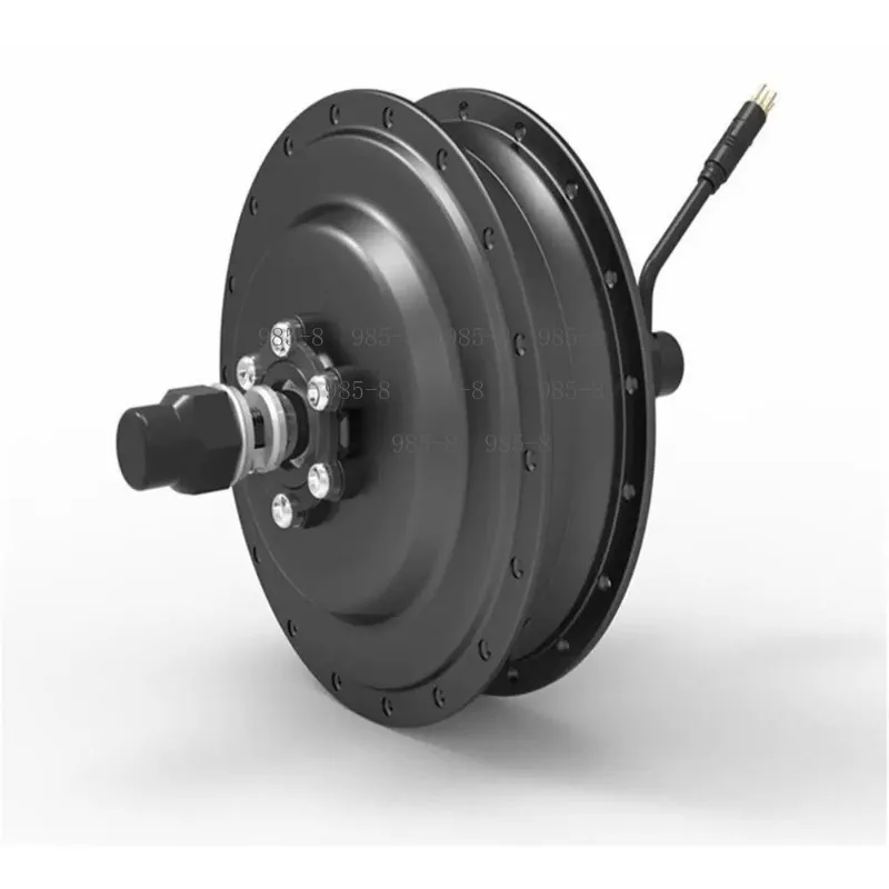 High Torque Geared Brushless Rear Drive Motor 72V 3000W, Conversion Motor for E-Motorcycle & Freight Trike, Fits 142/135mm