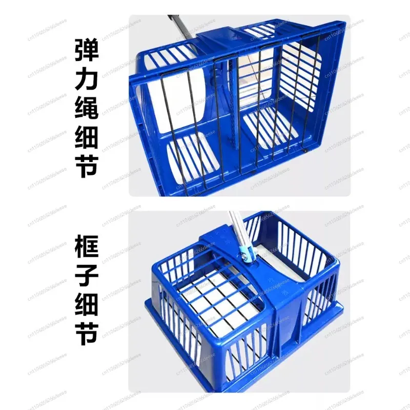 

Pingpong & Tennis Ball Picker Adjustable Telescopic Rod with Large Capacity, Quick Pick-Up Grabber for Court Training & Practice