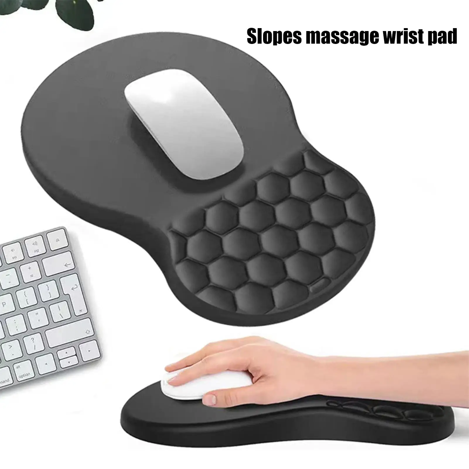 

Wrist Rest Mouse Pad Ergonomic Wrist Rest Mat Mouse Mat Desk Pad With Massage Design For Computer Laptop Home Cubicle Dorm