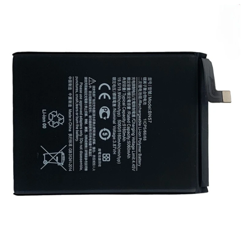 New BN57 3.87V 5060mAh Mobile Phone Battery For Xiaomi Pocophone X3 Poco /X3 Pro High Quality Rechargeable Battery