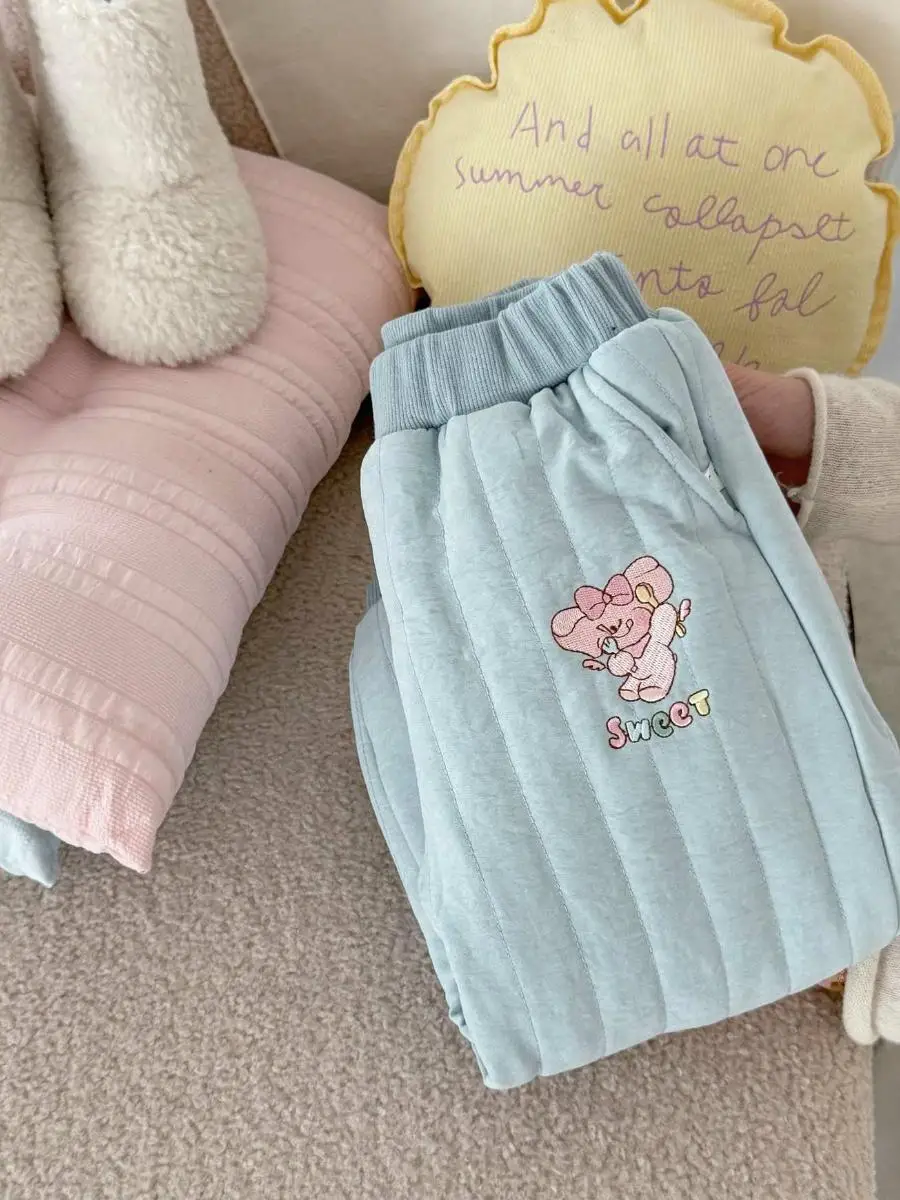 子供用超薄手裏起毛冬用ズボン 暖かくて滑りにくい 秋冬用ロングパンツ 1足で一冬使える...