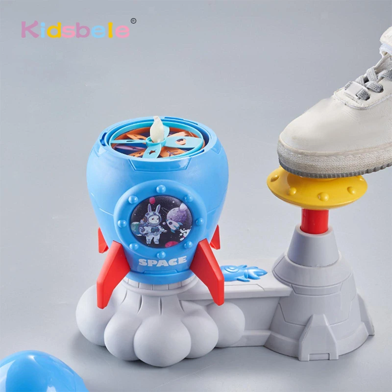 

New Rocket Pedal Flying Saucer Model, Indoor & Outdoor Catapult Flying Disc, Fun Party Interactive & Ideal Festival Gift