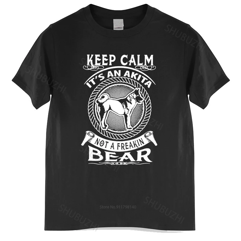 Новое поступление, Мужская футболка Akita Inu, Мужская футболка, японская модель, владелец домашних животных, Мужская черная футболка европейского размера