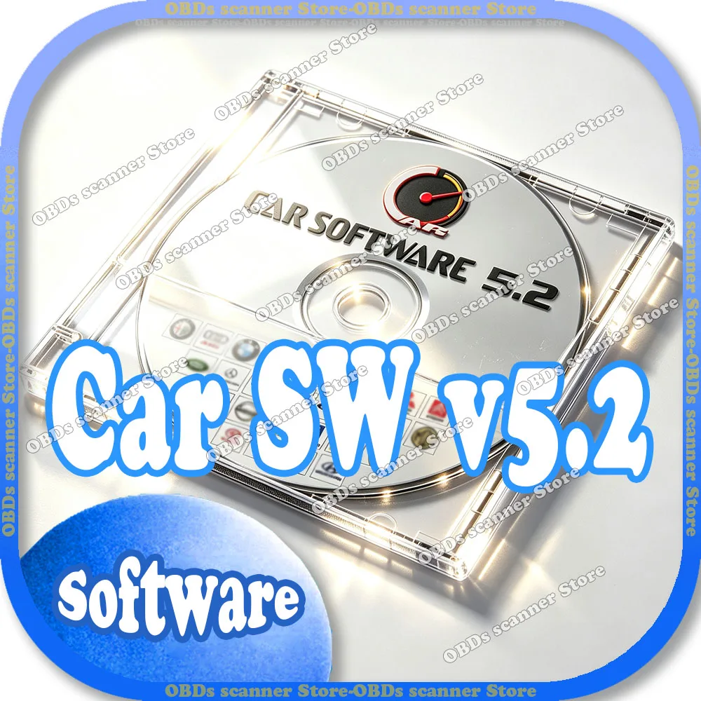Car Software V5.2 Maintenance Tools Tuning Cars ECU Diagnostic Software Car 5.2 Immo Off Repair Box New Vci USB Link