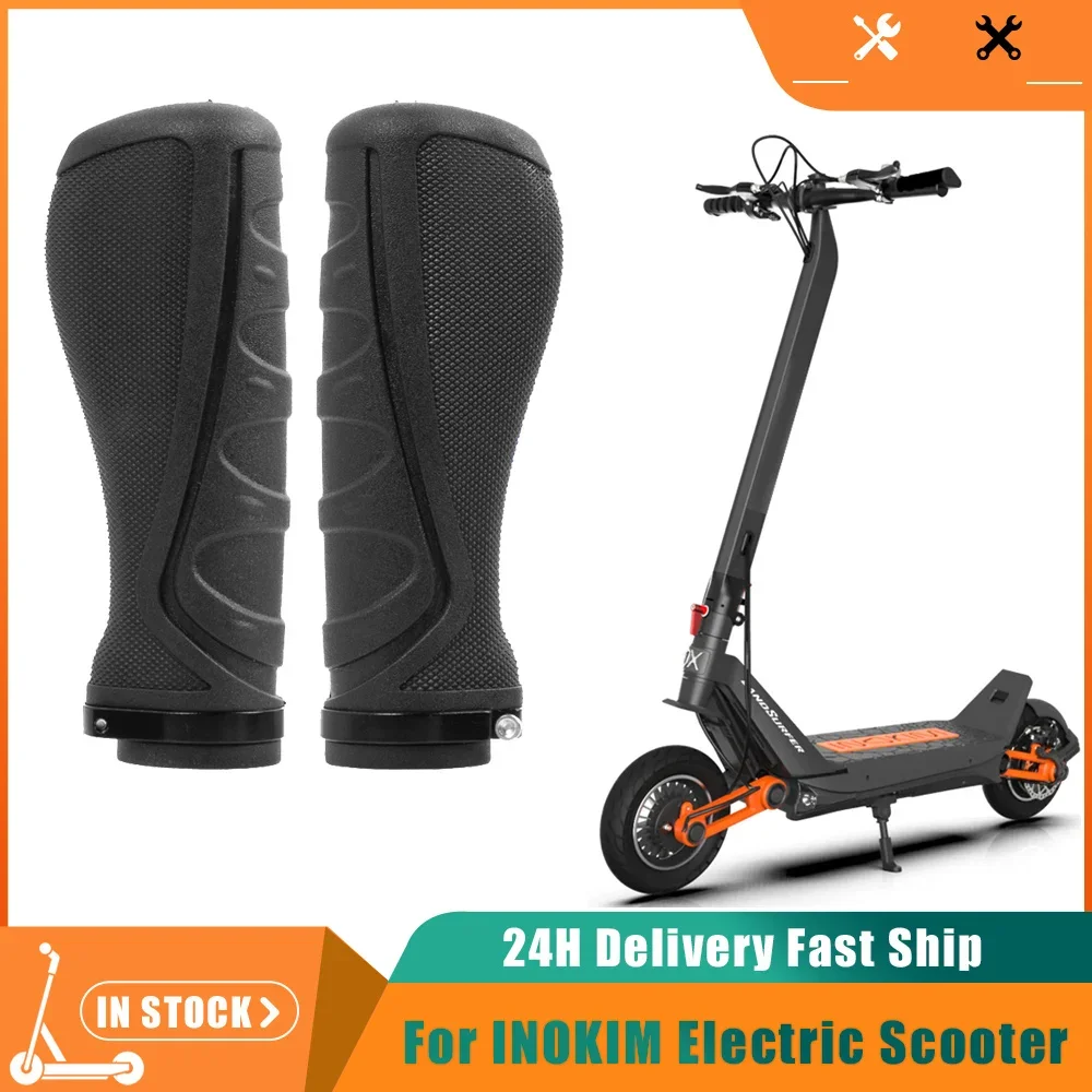 Handlebar Grips Soft Rubber Electric Scooter For Inokim OX OXO Zero 8X 10X Anti-slip Grip Handle Cover Strong Support  Accessory