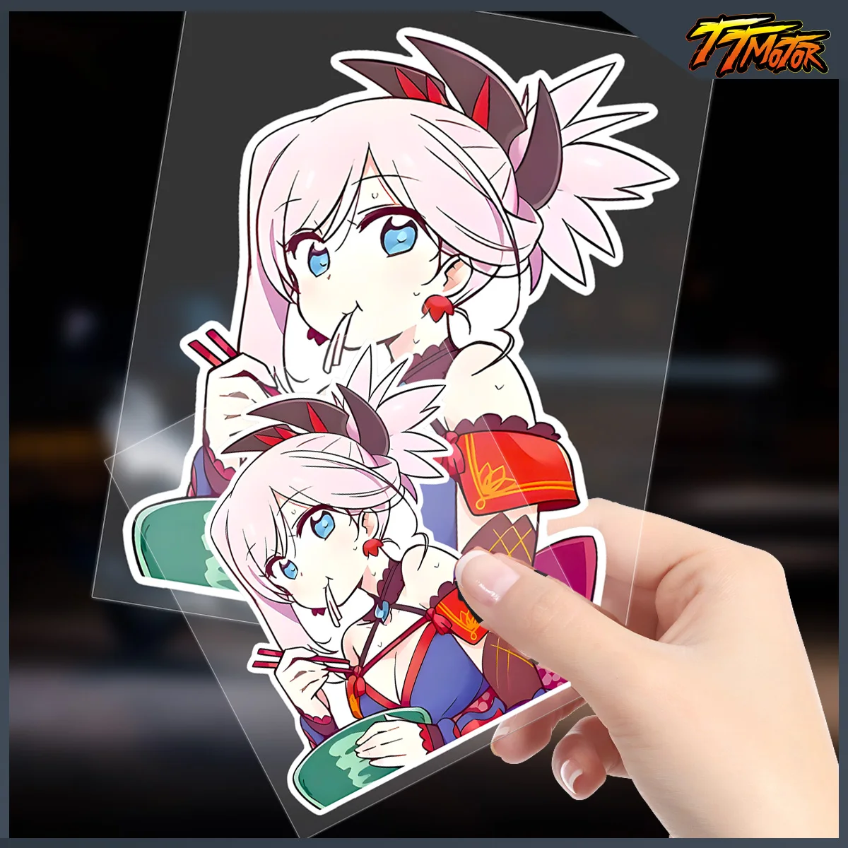 

JDM японское аниме мультфильм девушка светоотражающие виниловые наклейки автомобильные аксессуары для мотоциклов наклейка для VOGE Kawasaki Honda BMW Mercedes