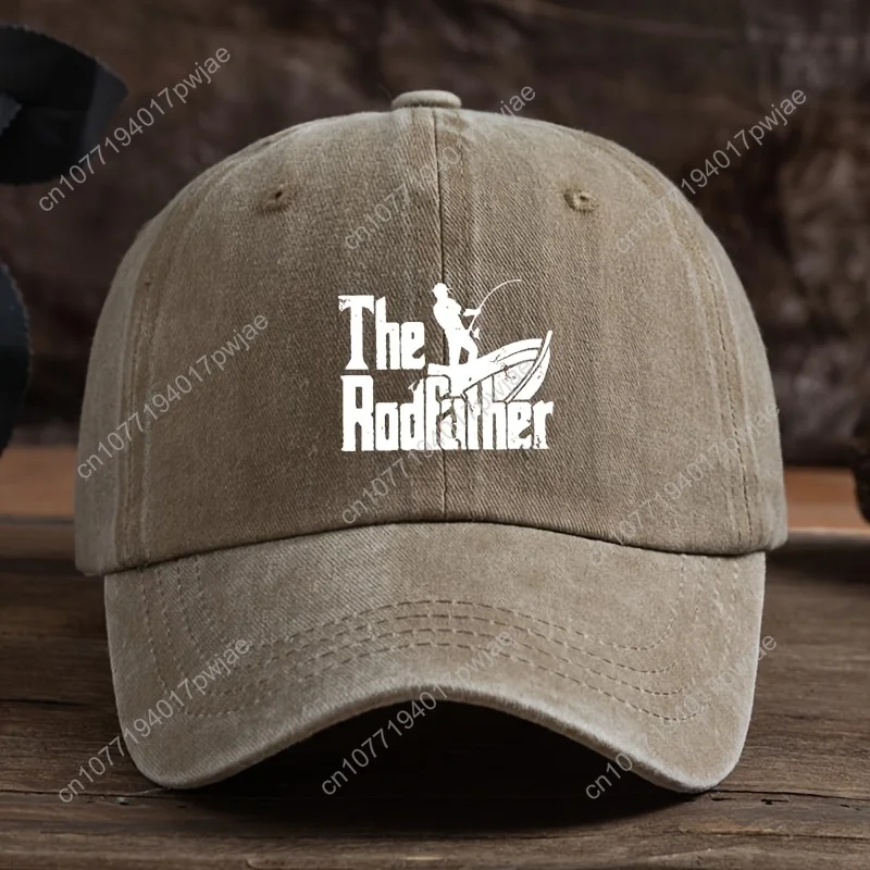 Topi Duckbill Bergaya Unisex dengan Cetakan Memancing yang Menarik - Topi Luar Ruangan yang Trendi dan Serbaguna