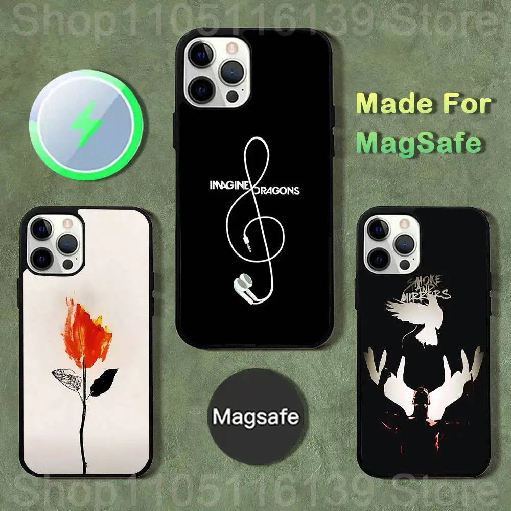 

I-Imagine Band Dragons Phone Case For iPhone 17,16,15,14,13,12,11,Pro,Max,Plus,Mini,SE4,E Magnetic Magsafe Wireless Charging