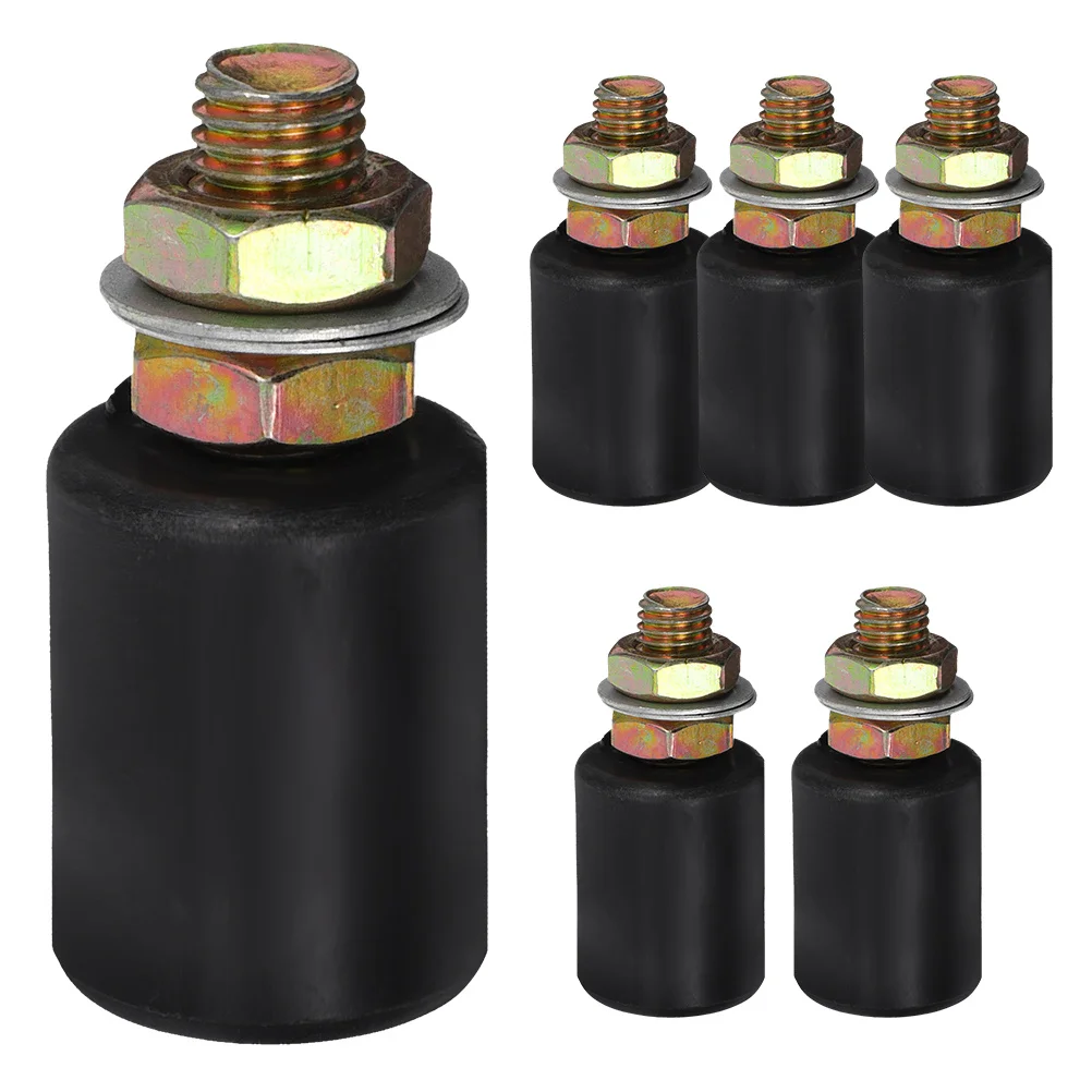 

6Pcs Heavy Duty Sliding Door Pulley Wheels Nylon Rollers Smooth Quiet Operation for Wardrobe Gate Closet Rail Systems